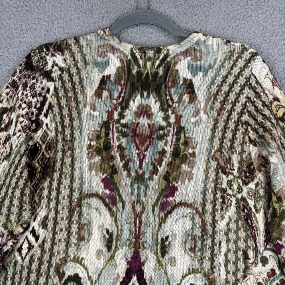 Chicos Cardigan XL Artsy Boho Chic Rustic Earthy Eclectic Cozy Business Casual - Picture 11 of 12
